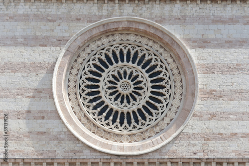 Assisi, rose window