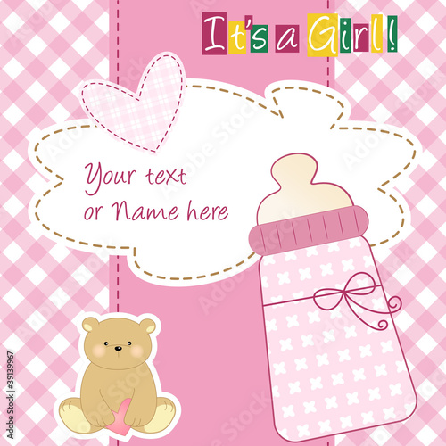 it's a girl - baby shower - nascita bambina