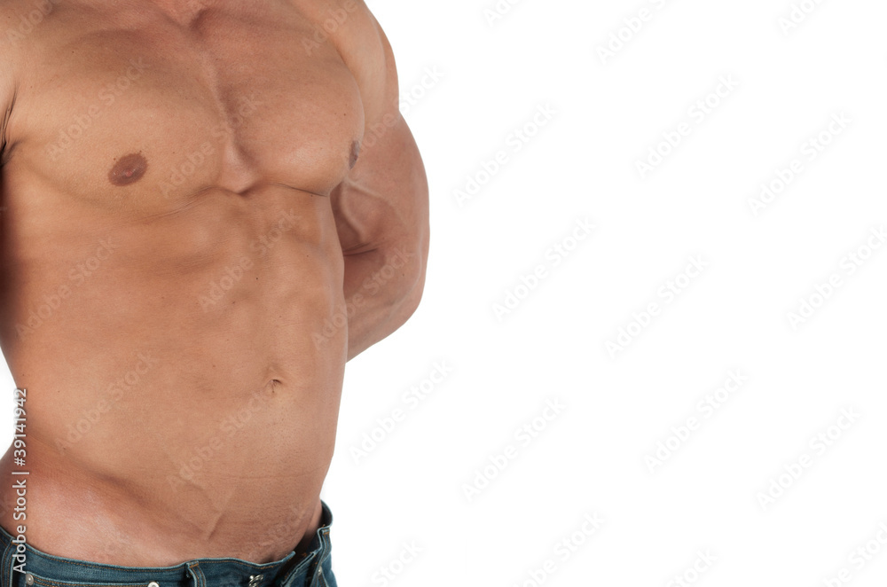 Naklejka premium bodybuilder