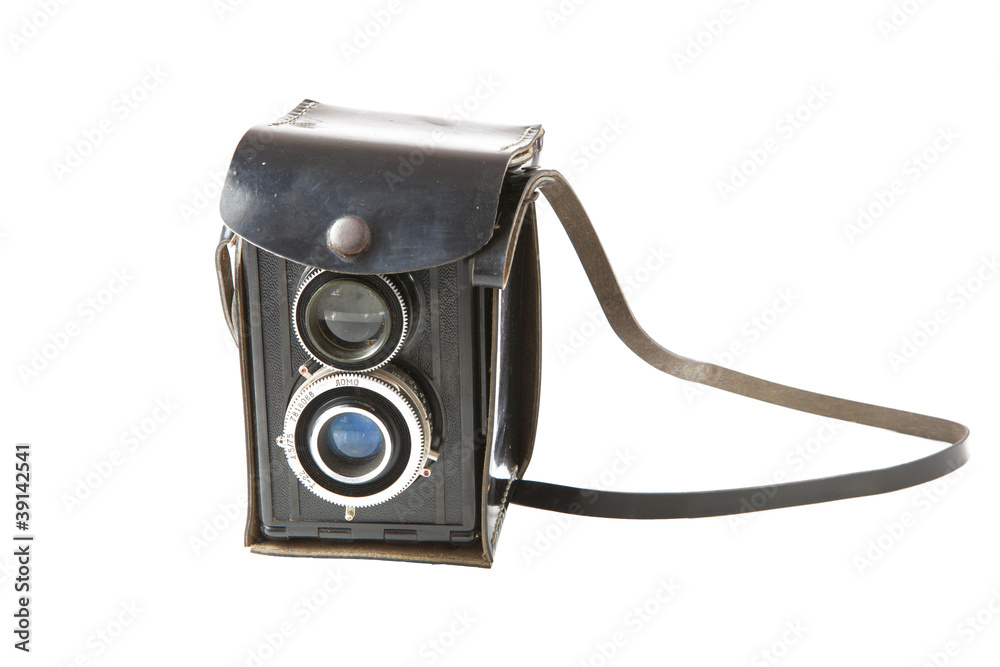 old camera isolated