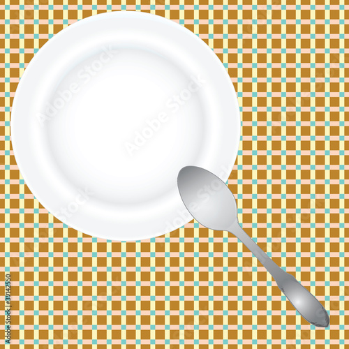 Deep dish and spoon