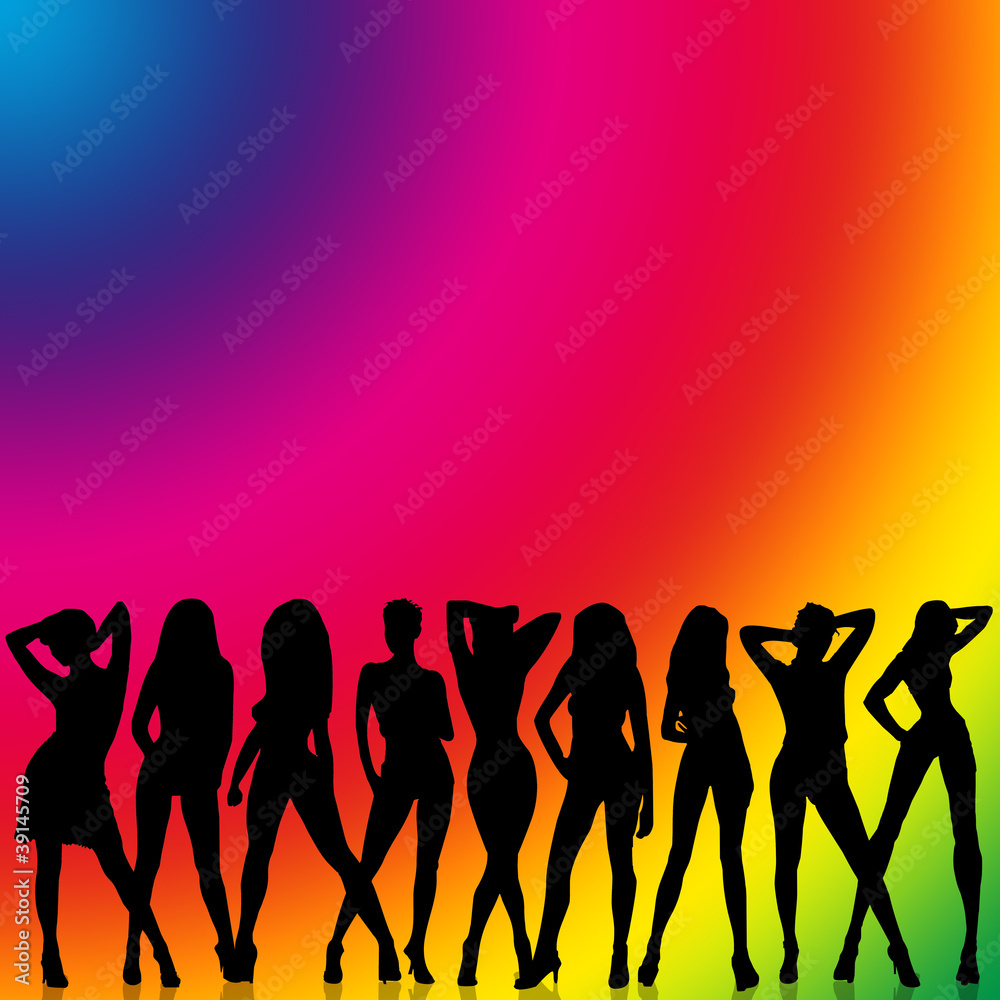 Fototapeta premium dsco girls