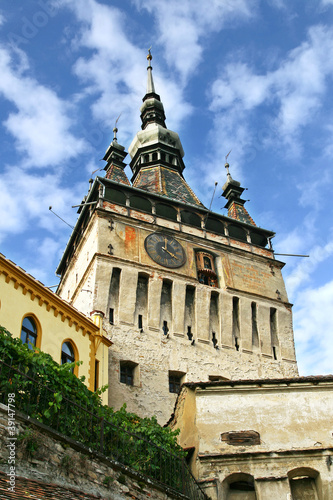 medieval clock tower © callatis