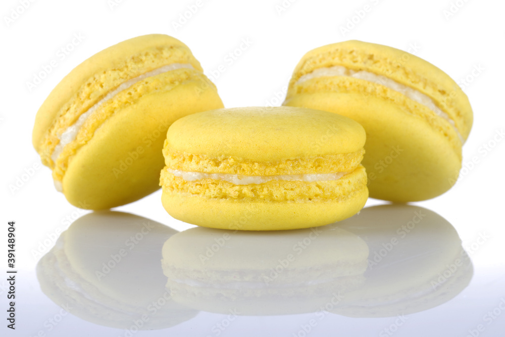 Macarons jaunes Macarons jaunes