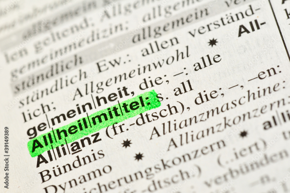 Fototapeta premium Allheilmittel