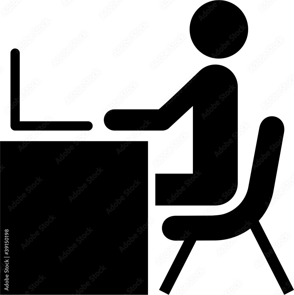 man working with the computer on a desk