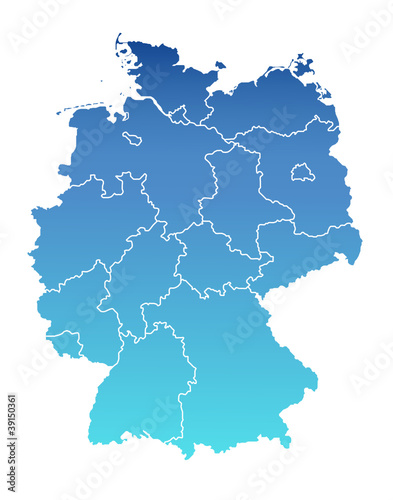 Deutschland Karte Bundesländer - 1