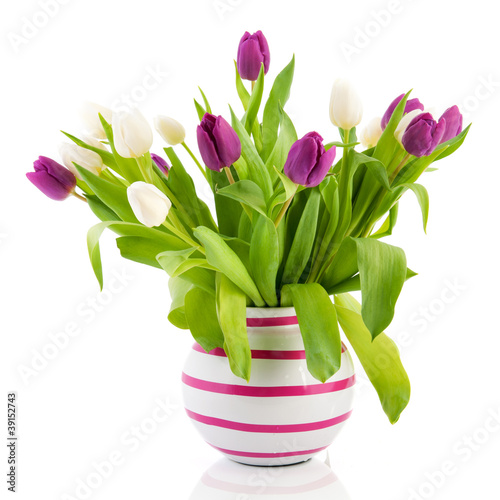 Fototapeta Naklejka Na Ścianę i Meble -  Colorful bouquet tulips