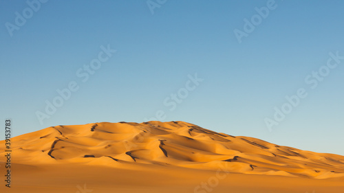 Sand Sea in the Sahara Desert