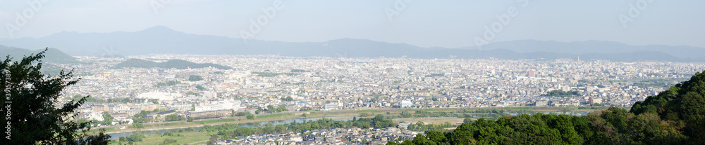 Panorama view of Arashiyama