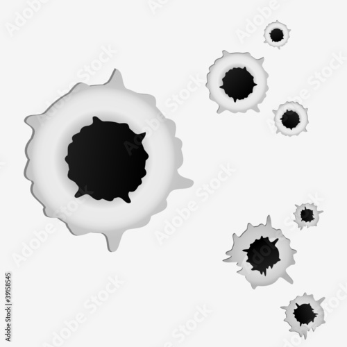 hole in the wall vector illustration photo