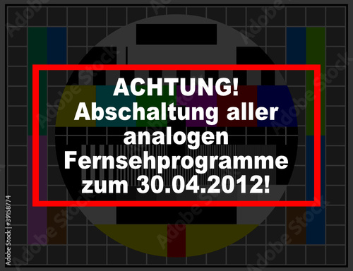 tv-testbild abschaltung analog II