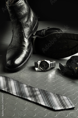 Elegant leather style