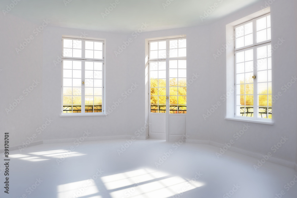 Salon in Weiß Salon in Weiß