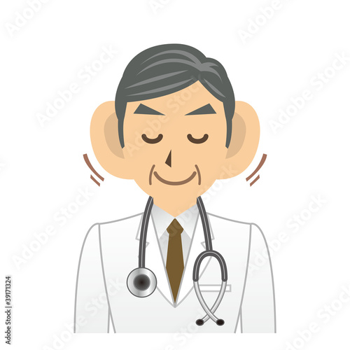 医者 C 表情3 聴く
