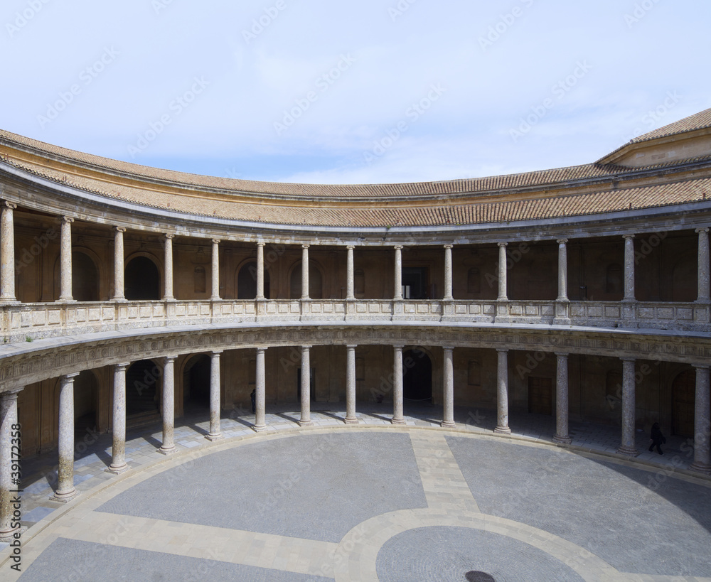 circular courtyard circular courtyard