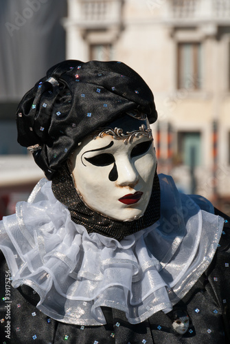 Billede på lærred Carnaval de Venise masque  pierrot