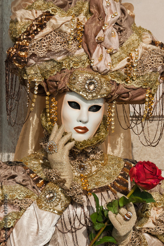 Carnaval de Venise masque  or