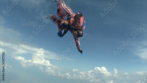 Skydiving video. Tandem.
