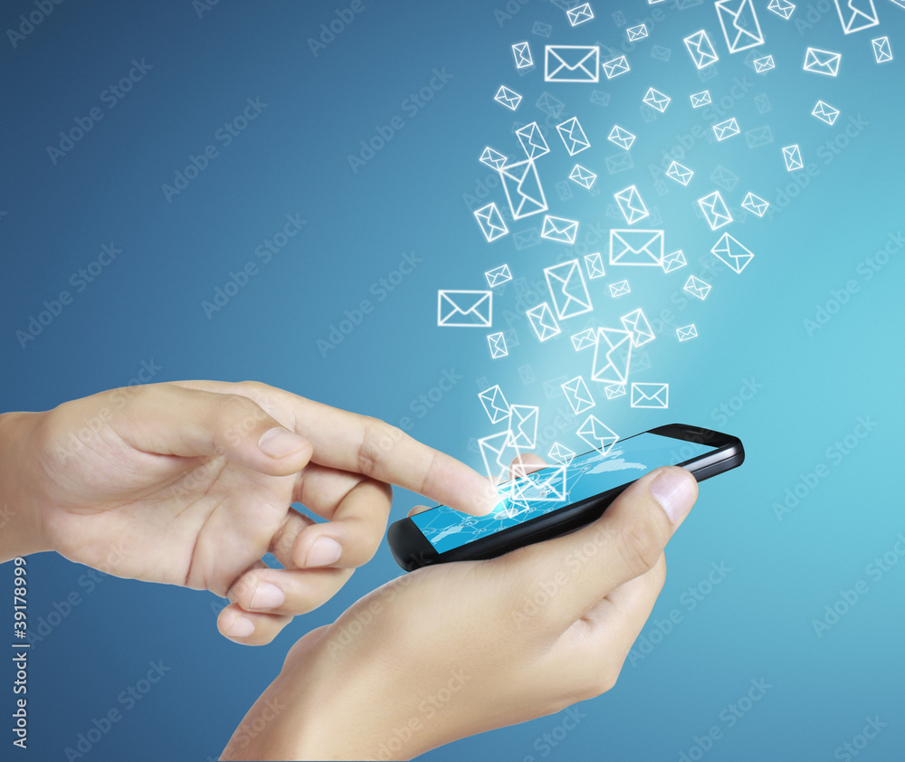 © violetkaipa - Touch screen mobile phone © violetkaipa - Touch screen mobile phone