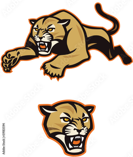 Leaping Cougar