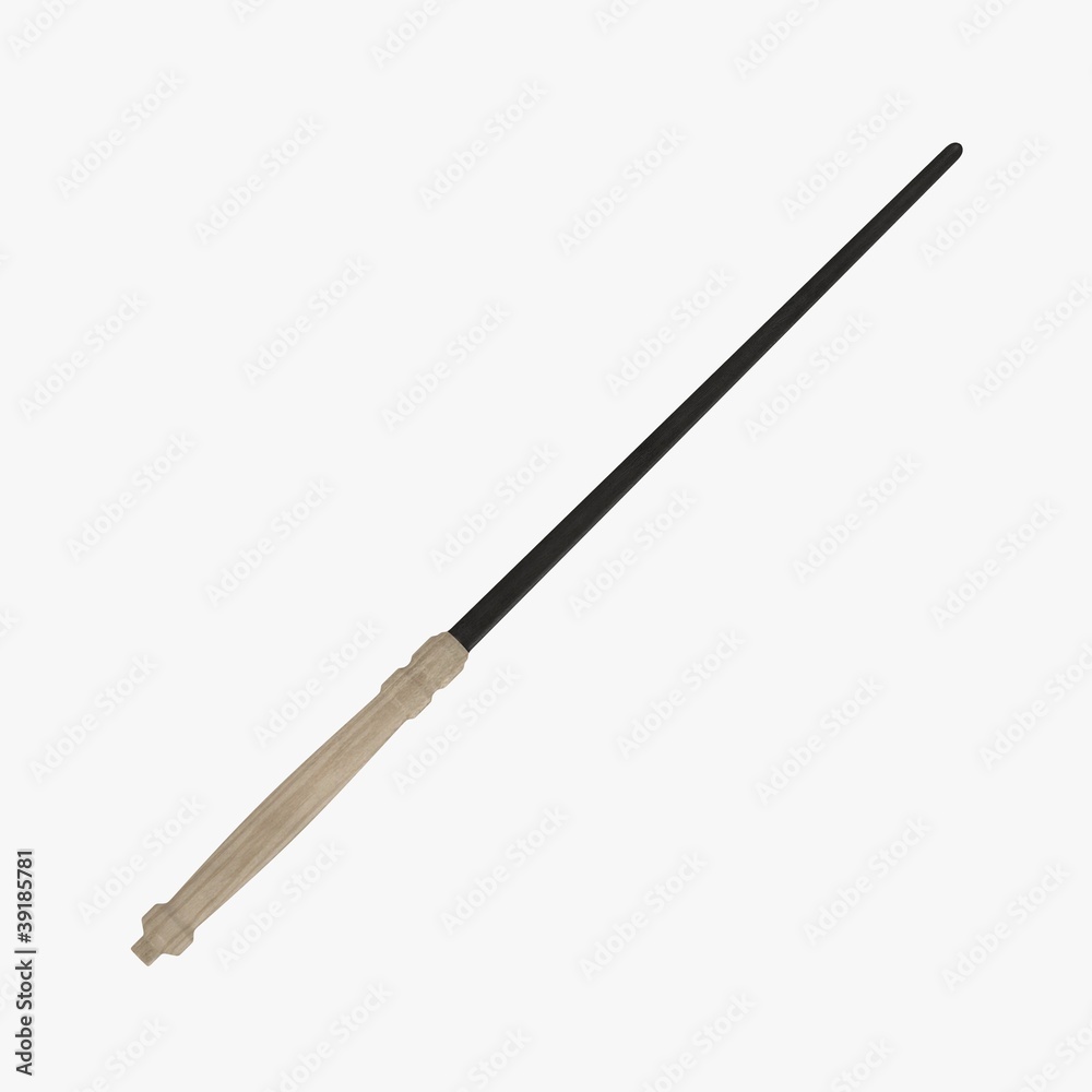 3d render of magic wand 3d render of magic wand