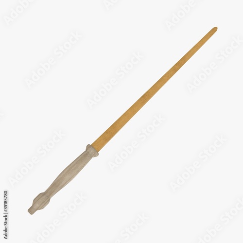 3d render of magic wand