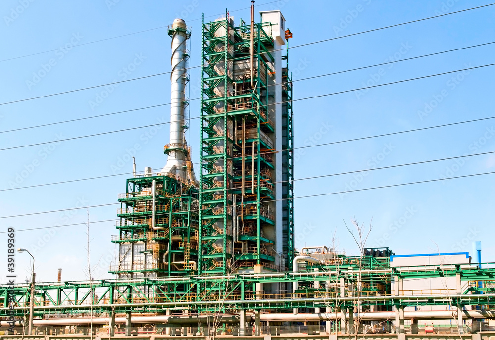 Fototapeta premium part of oil refinery