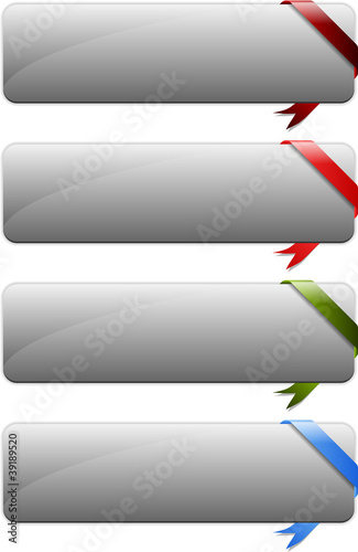 Free Download Web buttons with corners - GFXLoad