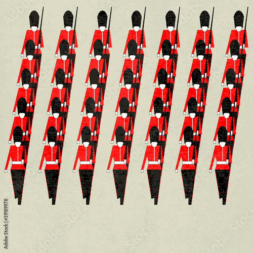 Guardsmen Marching Background