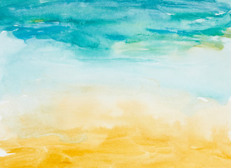 color strokes watercolor painting art