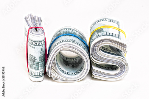 Obraz na płótnie USD w salonie