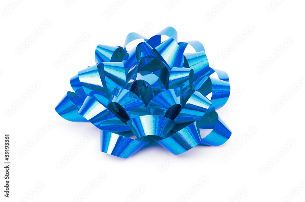 Colourful bow isolated on the white Colourful bow isolated on the white