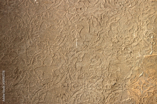 Carvings on wall and terrace of Angkor Wat