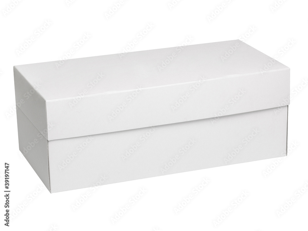 Closed shipping cardboard box isolated on white + Clipping Path Closed shipping cardboard box isolated on white + Clipping Path