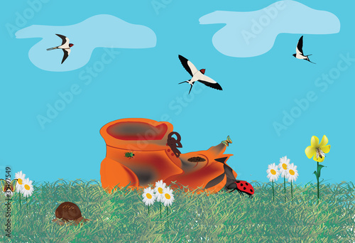 paesaggio primaverile