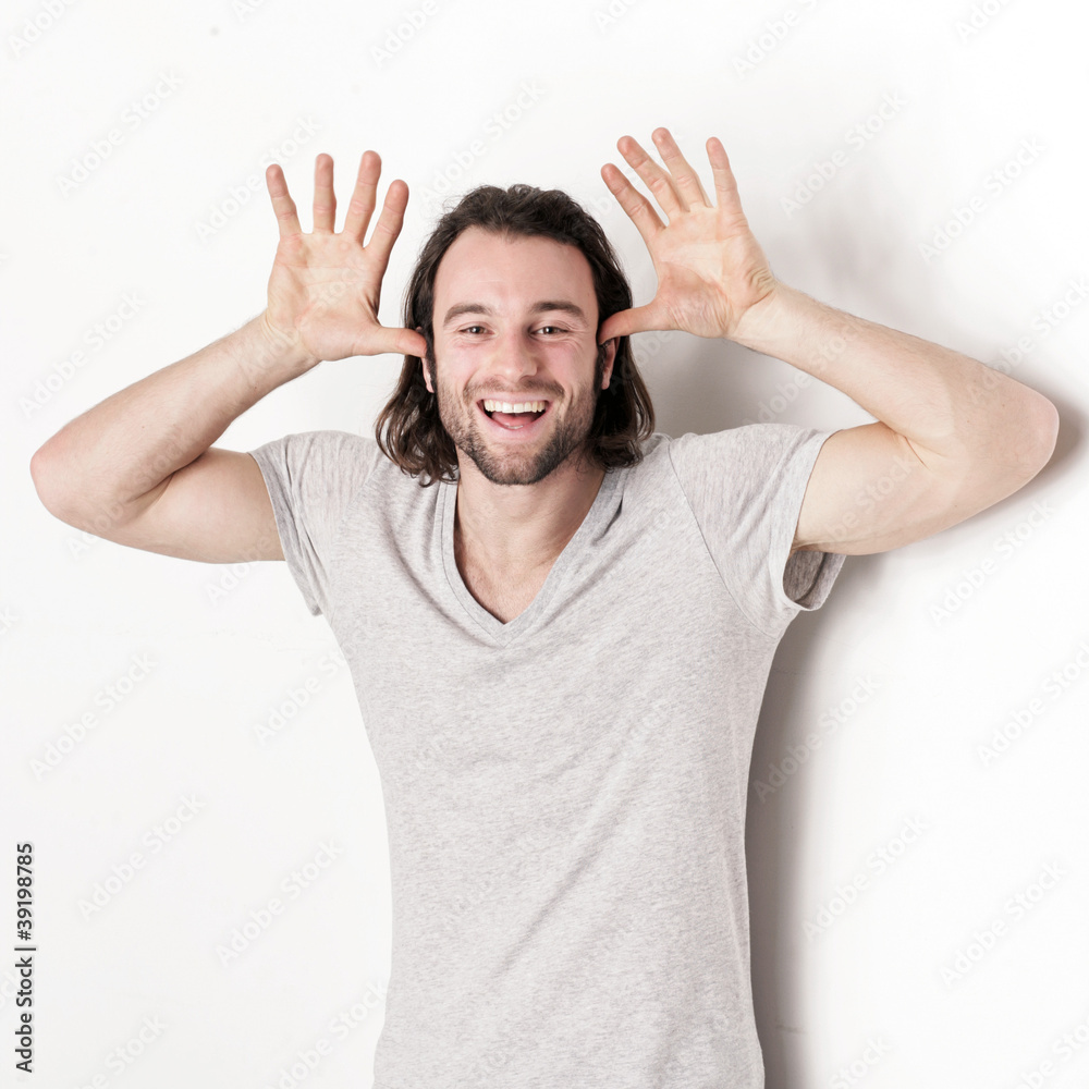 Fototapeta premium lustiger typ