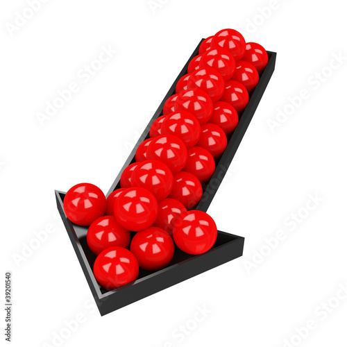 Small red balls