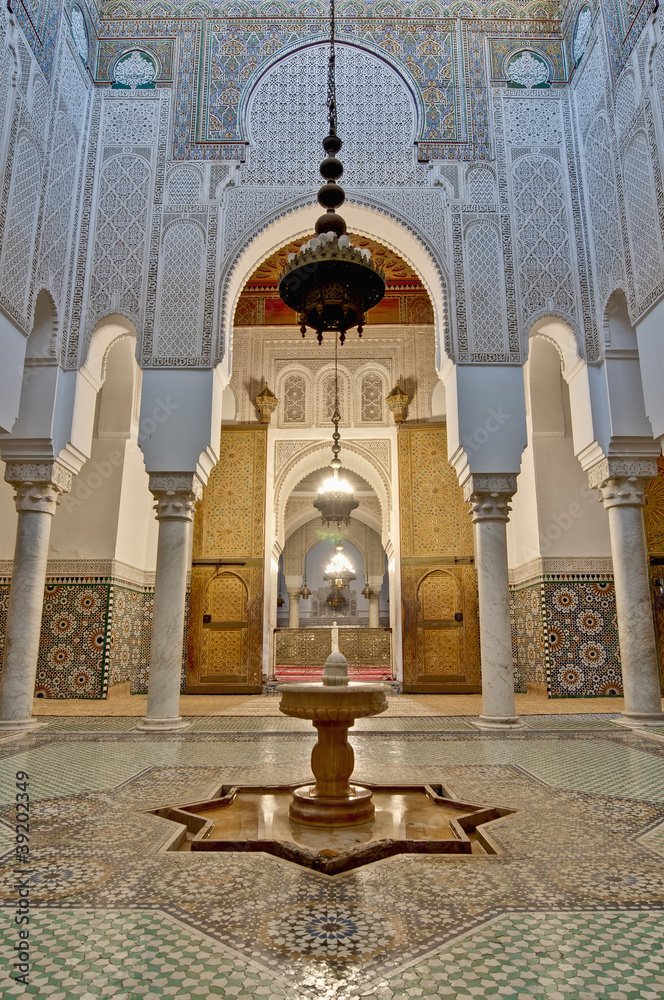 Moulay Ismail Mausoleum at Meknes, Morocco