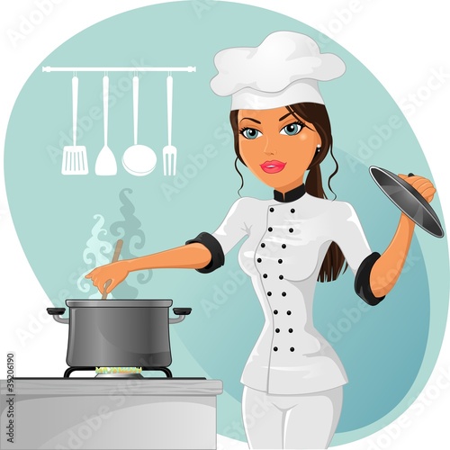 Chef donna-Woman chef