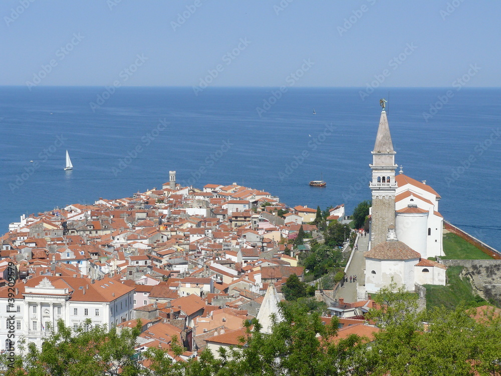 Fototapeta premium The city Piran in Slovenia