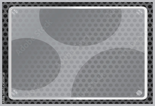 Vector advertising element, silver framework