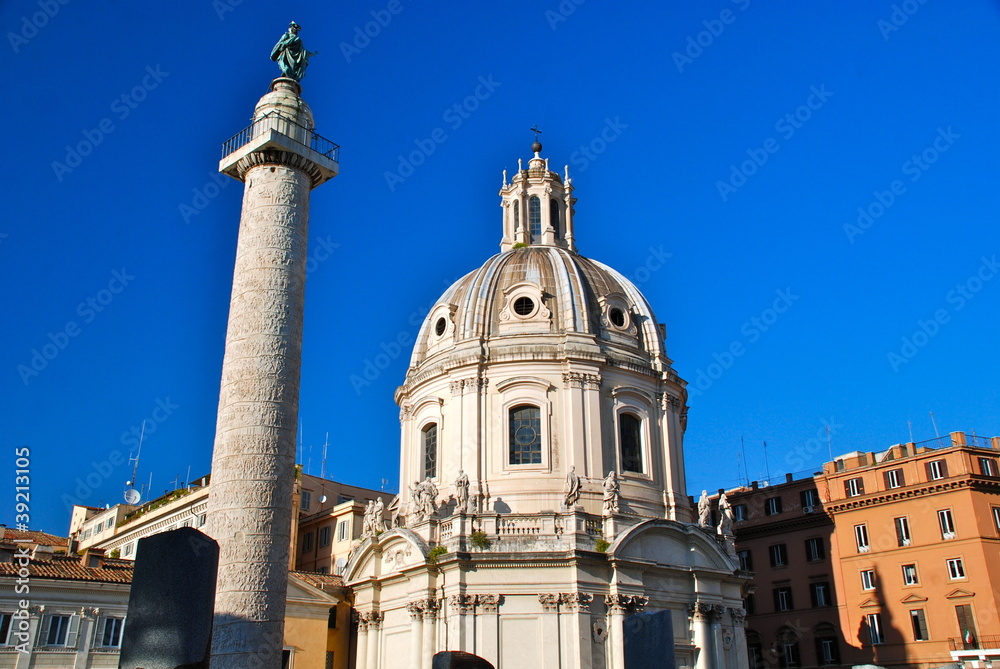 Chiesa del Santissimo Nome di Maria e Colonna di Traiano, Roma