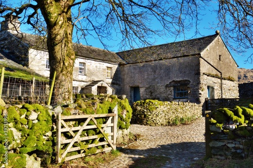 Picturesque Farmyard And Barn photo