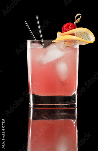 pink raspberry lemonade