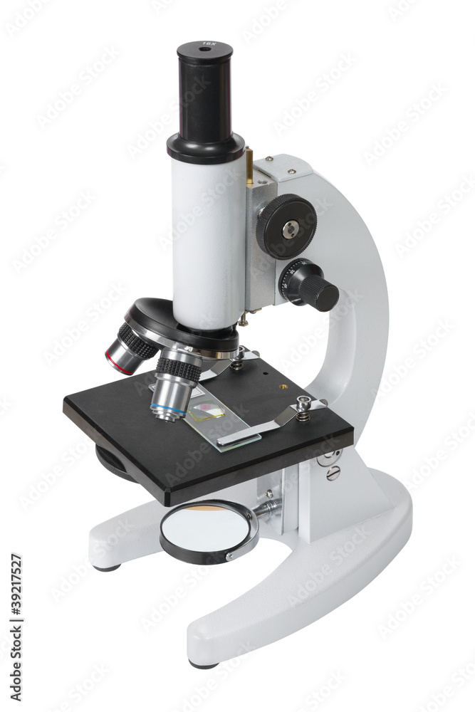 Microscope isolated on white Microscope isolated on white