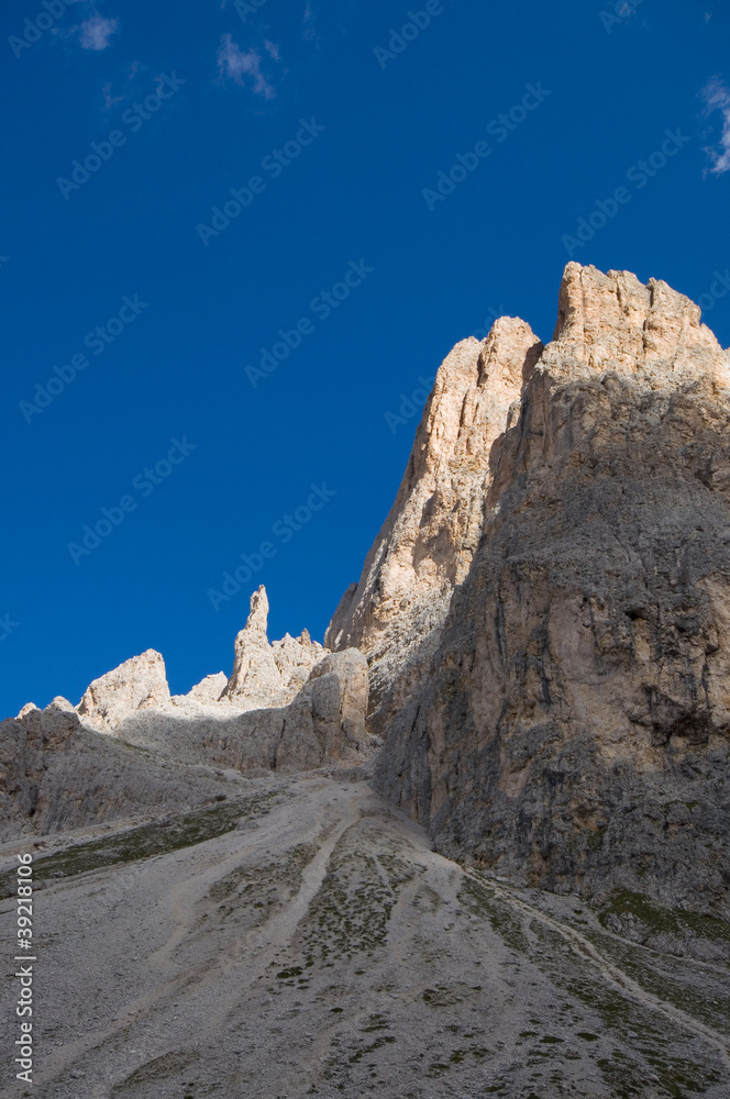 Langkofelgruppe - Dolomiten - Alpen Langkofelgruppe - Dolomiten - Alpen