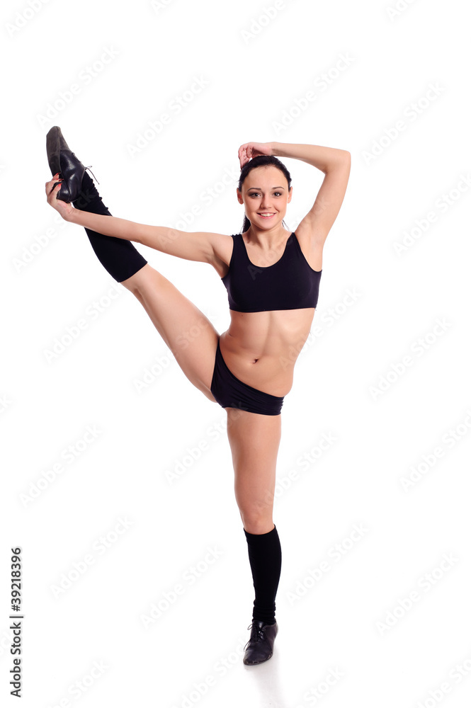 Sexy gymnast foto de Stock | Adobe Stock