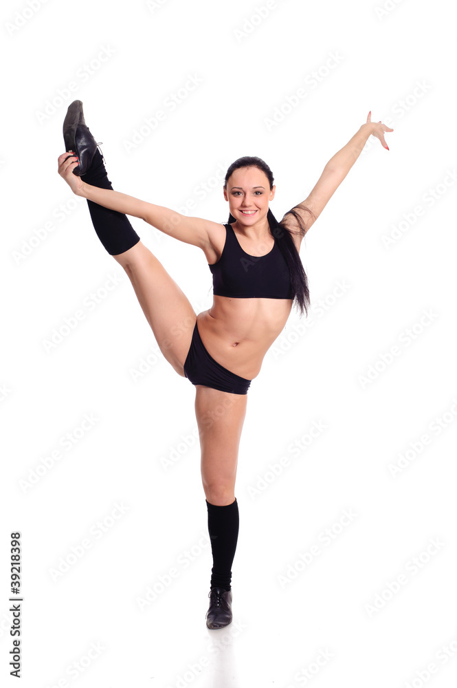Dancing gimnast