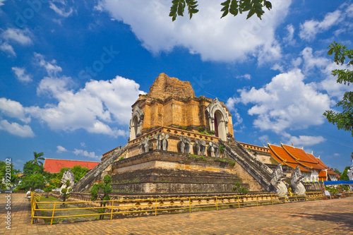 Grand pagoda Chiang Mai Thailand